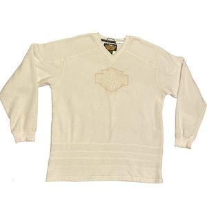 Vintage Harley Davidson V Neck Pullover